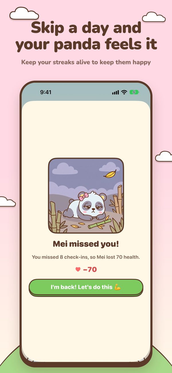 Your panda misses you