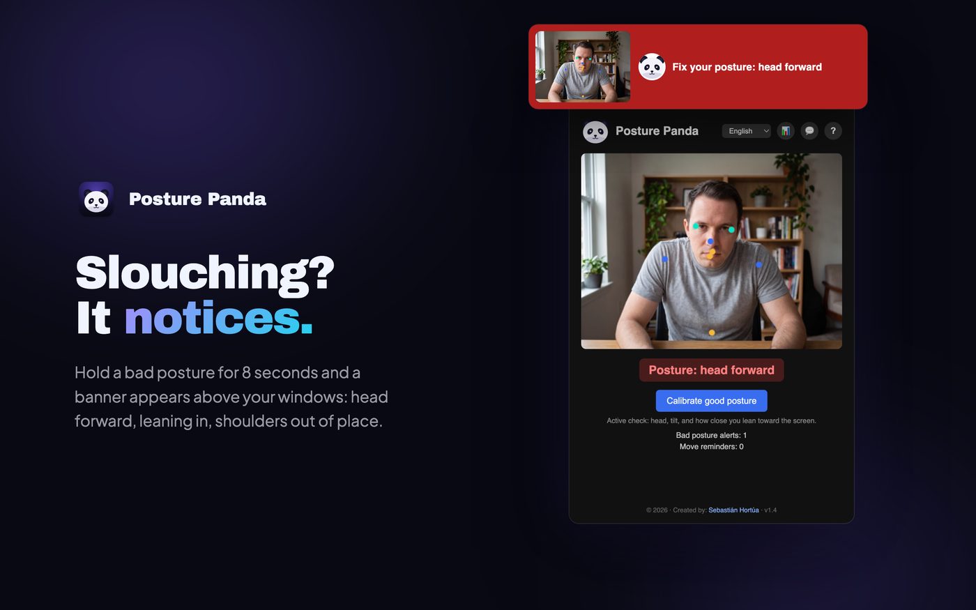 Slouching? It notices